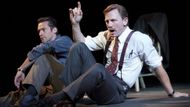 Hugh Jackman and Daniel Craig star in Keith Huff's two-character police drama, A Steady Rain. (Image via Instagram/@HamptonTheatreC)